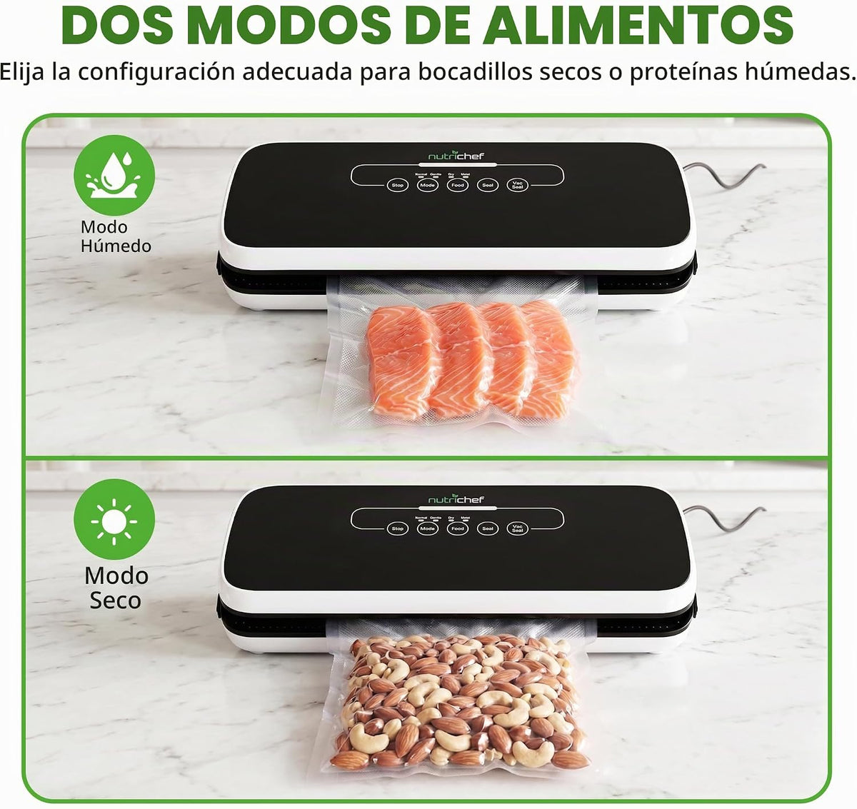 Sellador al vacío, Negro