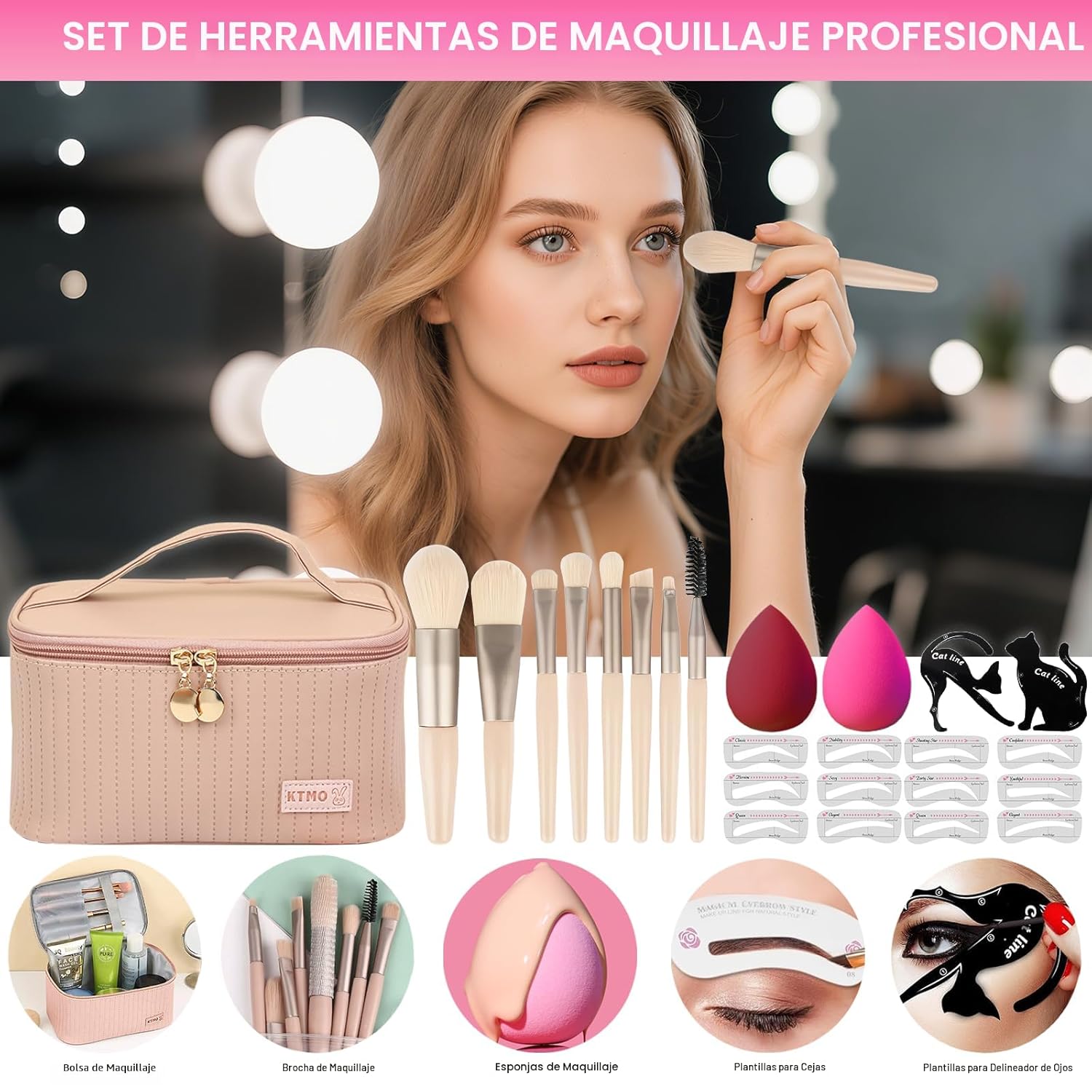 Kit completo de maquillaje todo en uno para mujeres, juegos de rega...