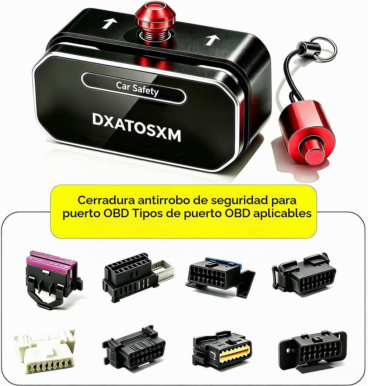 Bloqueo OBD2, versión 2, protector de puerto OBD, dispositivo antir...