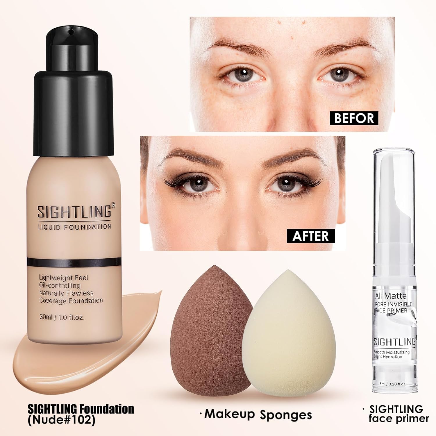 Kit de maquillaje todo en uno, kit de maquillaje de viaje, juego de...
