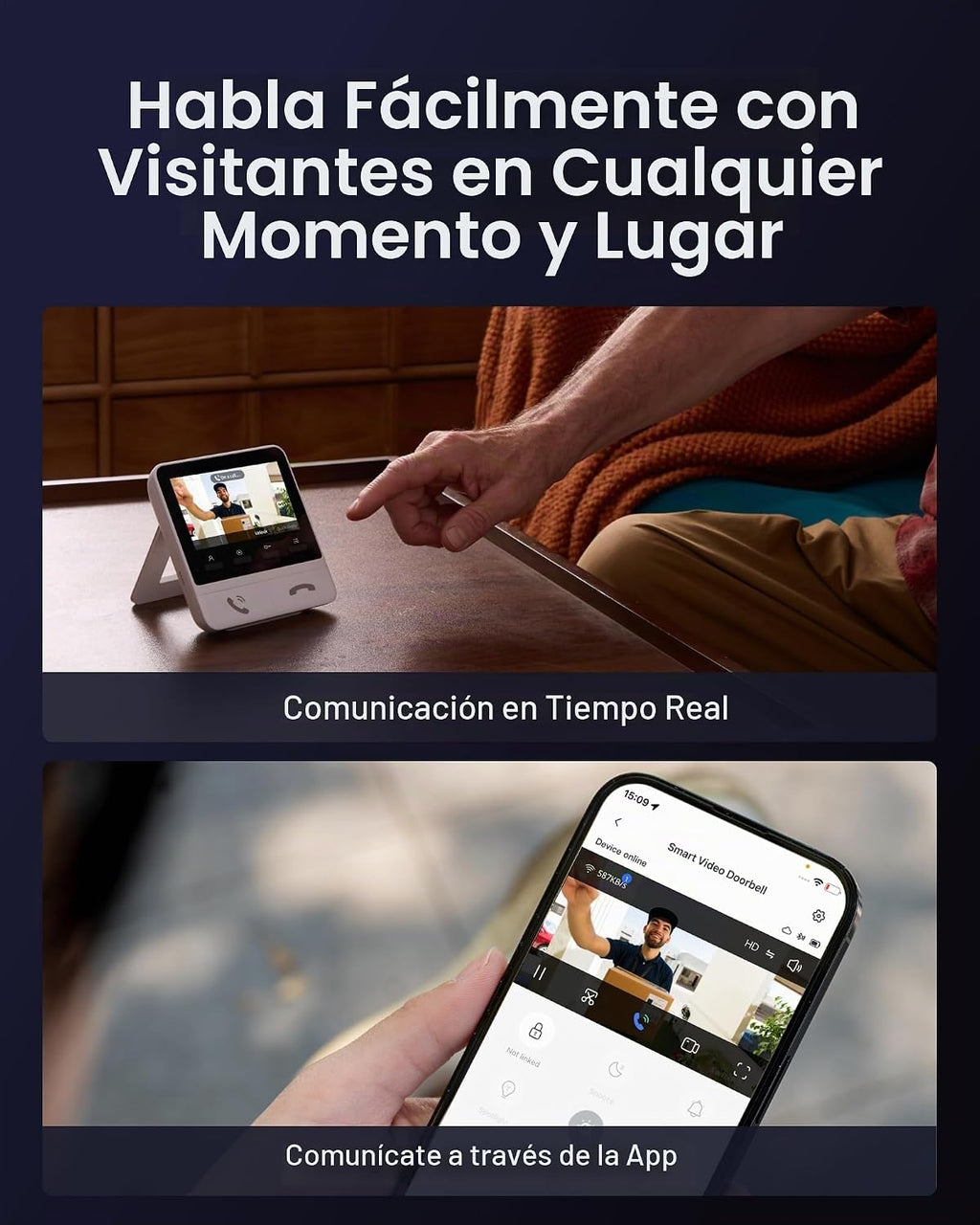 SwitchBot Lock Vision Pro + paquete de timbre de video, cara 3D, ce...