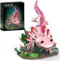 Axolotl - Juego de construcción compatible con animales LEGO, bloqu...