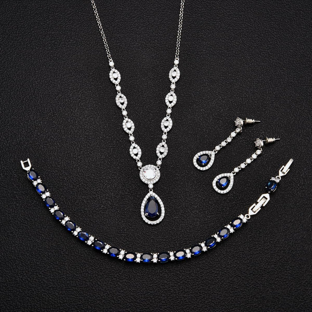 GULICX AAA - Juego de joyería para fiestas de mujer con collar, pen...