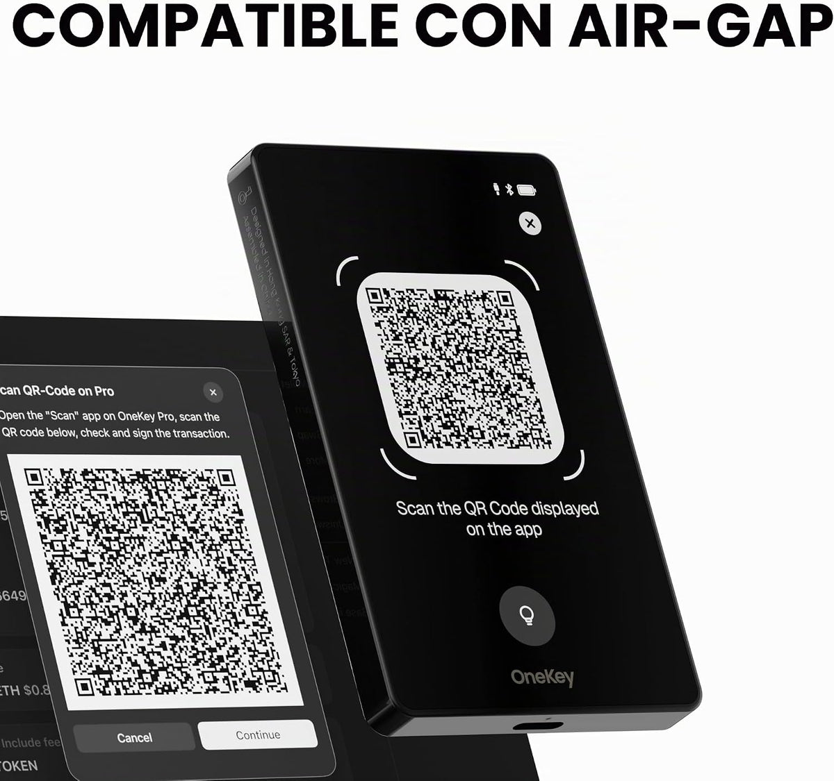 OneKey Pro Crypto Cold Wallet \u2013 Air-gapped, teclas sin conexió...