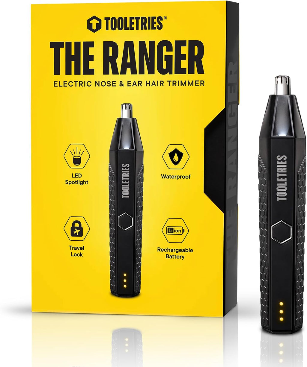 TOOLETRIES The Ranger - Recortadora eléctrica de nariz y orejas par...