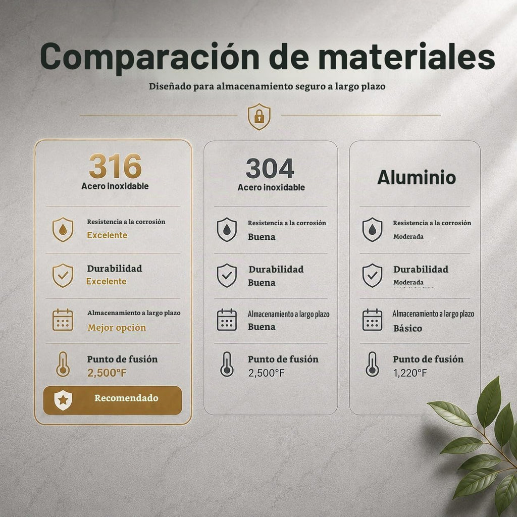 VAULTAN Kit de almacenamiento de frases de semillas criptográficas...