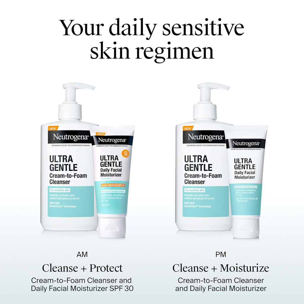 Neutrogena Hidratante facial diario sin fragancia, hidratante facia...