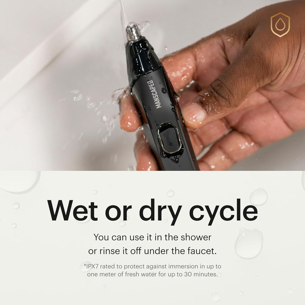 MANSCAPED® The Weed Whacker® 2.0 Cortadora eléctrica de vello nasal...
