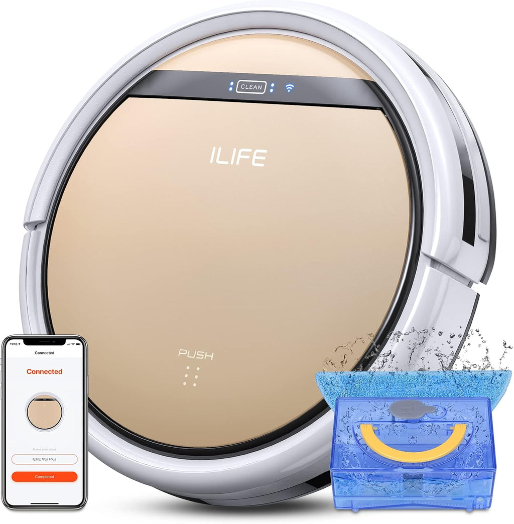 Combo de robot aspirador y trapeador ILIFE V5s Plus | Control remot...