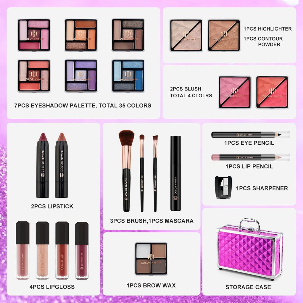 Color Nymph - Kits de maquillaje para niñas adolescentes, kit de ma...