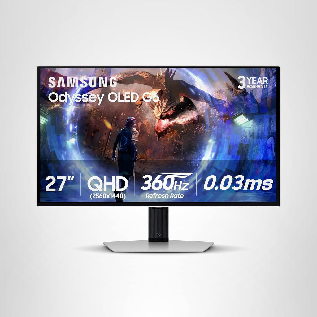 Samsung 27\u201D Odyssey OLED G6 (G60SD) Serie Monitor de juegos co...