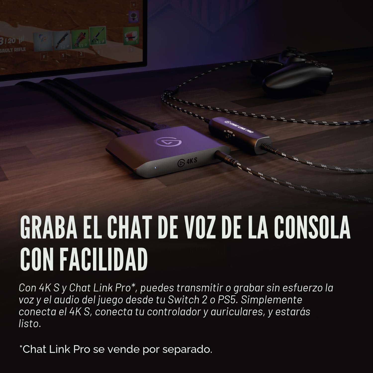 Elgato 4K S \u2013 Tarjeta de captura externa para PS5, Xbox Series...