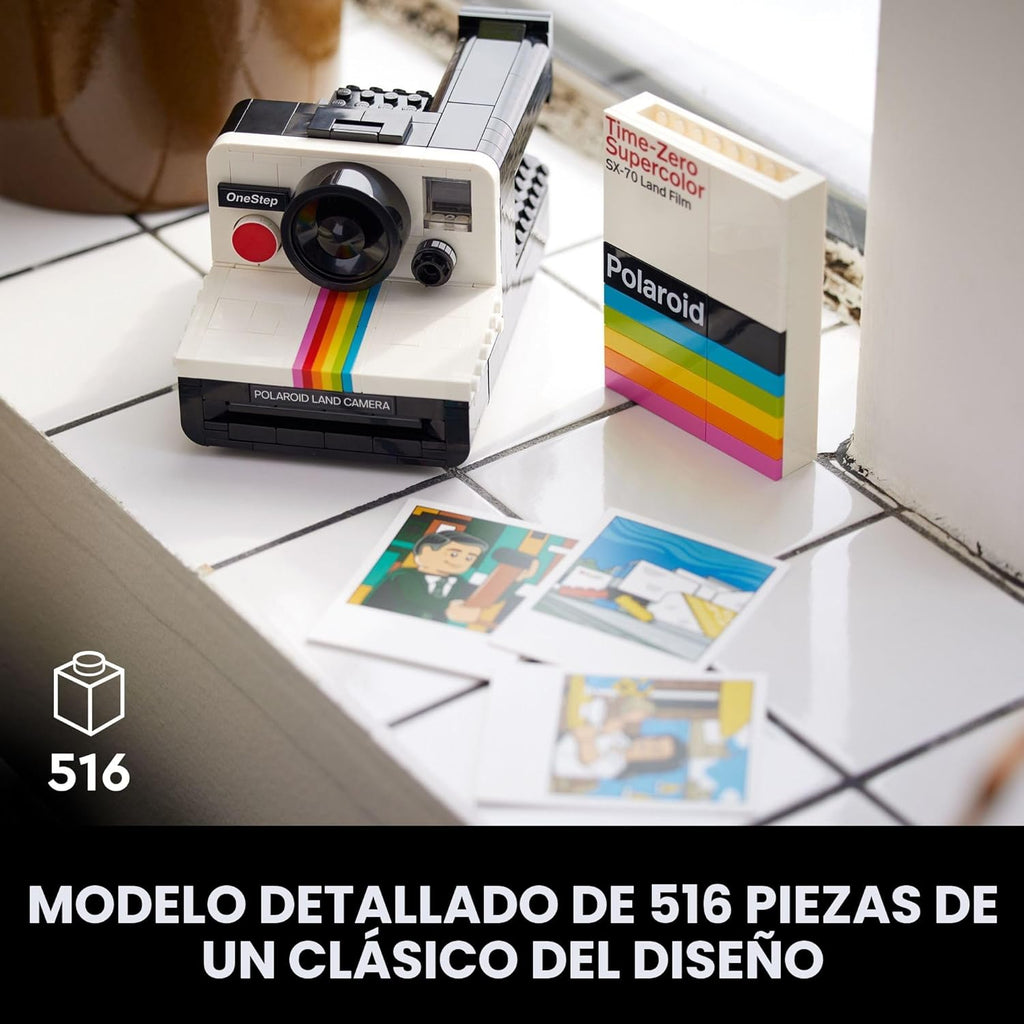LEGO Ideas Polaroid OneStep SX-70 - Juego de construcción para adul...