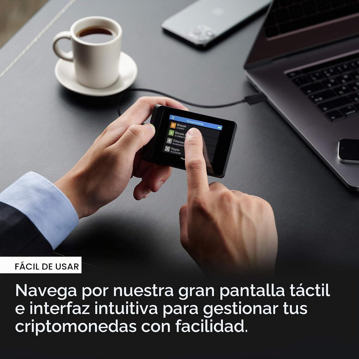 SecuX Cartera de hardware de criptoactivos W10: la solución ideal p...