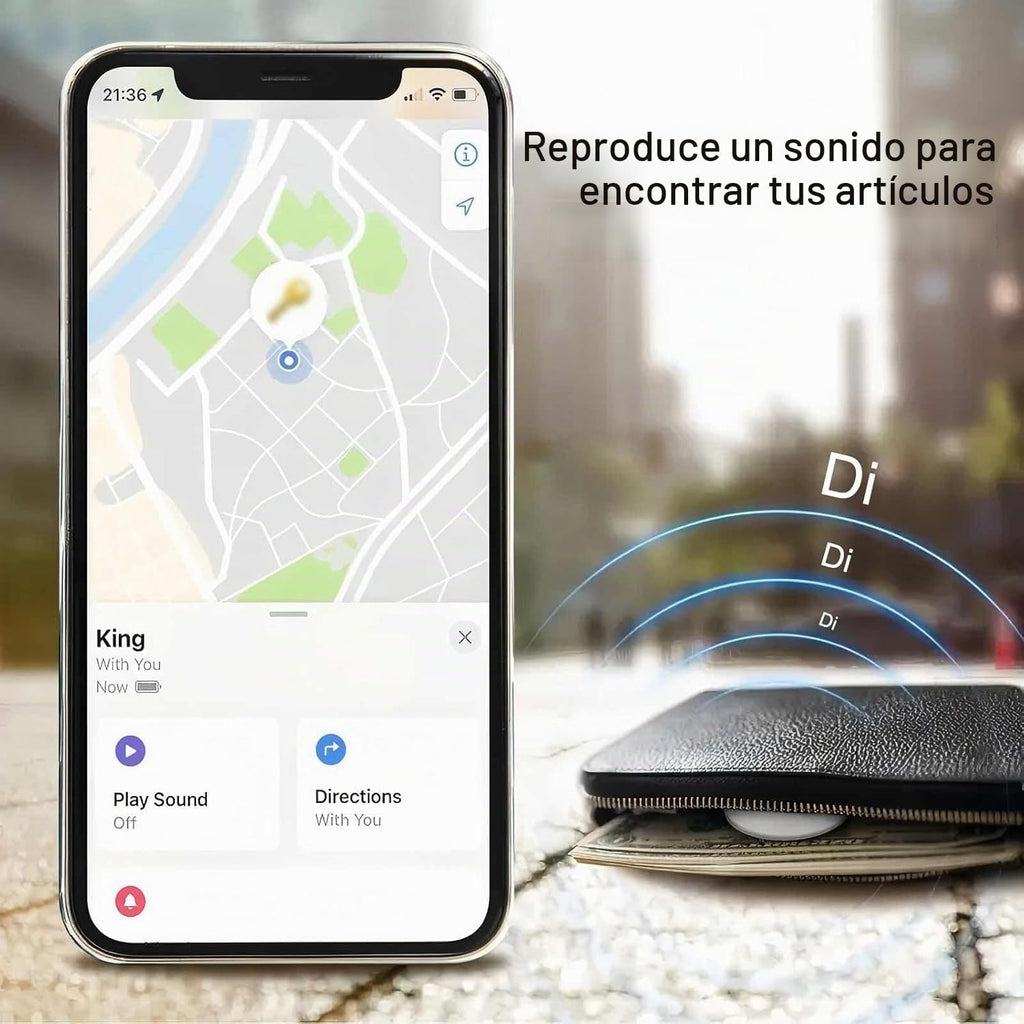 Rastreador GPS Android para vehículos sin suscripción, paquete de 2...