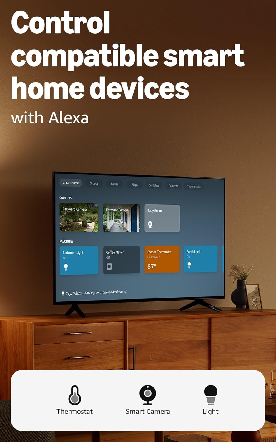 Amazon Fire TV Stick HD, TV en vivo gratis, control remoto por voz...
