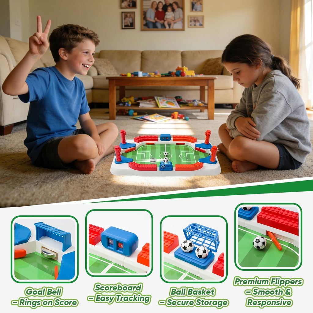 Mini juego de mesa de fútbol para niños, juguete de fútbol de inter...