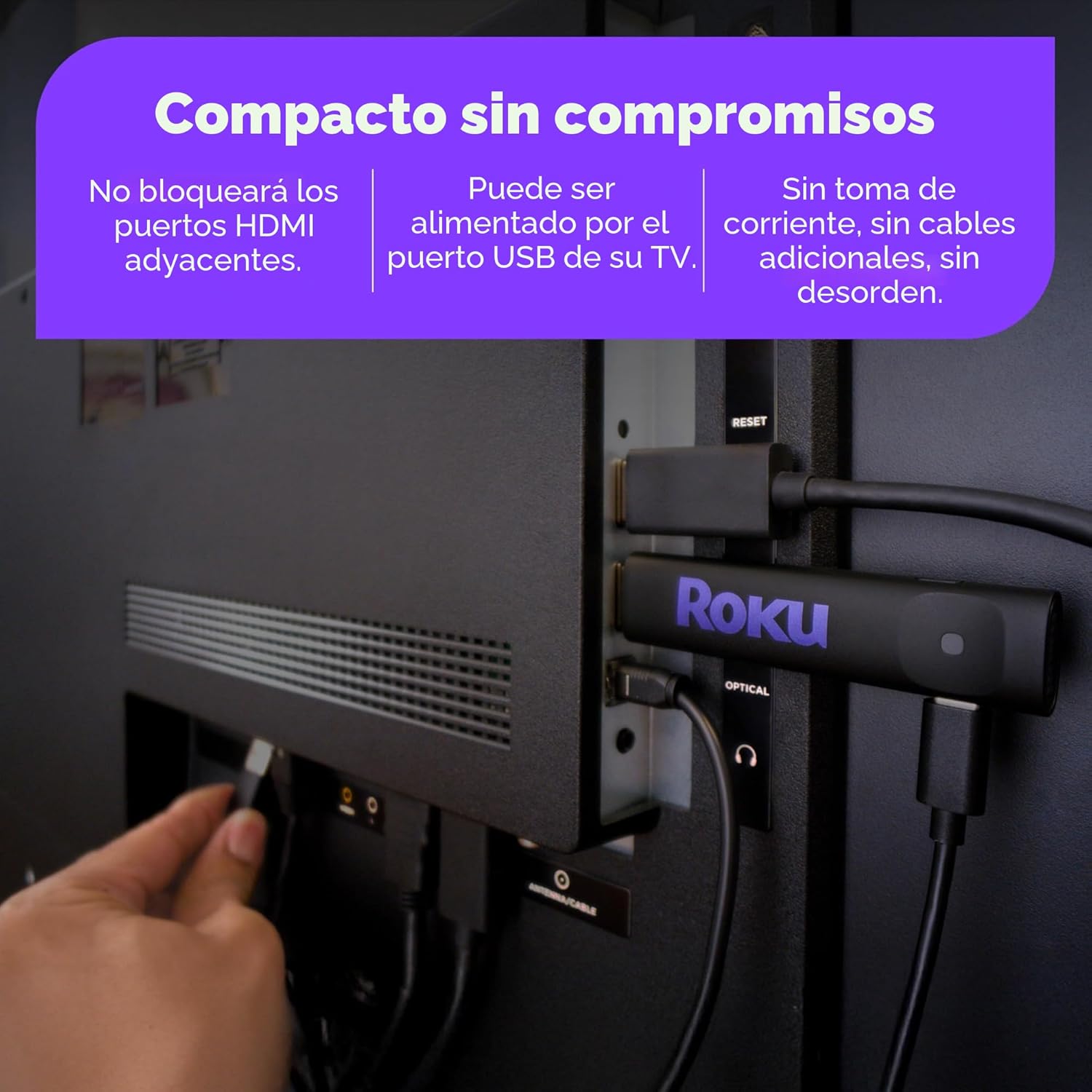 Roku Streaming Stick HD 2025 \u2014 Dispositivo de transmisión HD p...