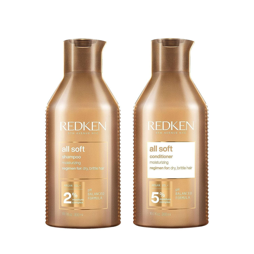 Set de champú y acondicionador Redken All Soft: limpia y suaviza su...