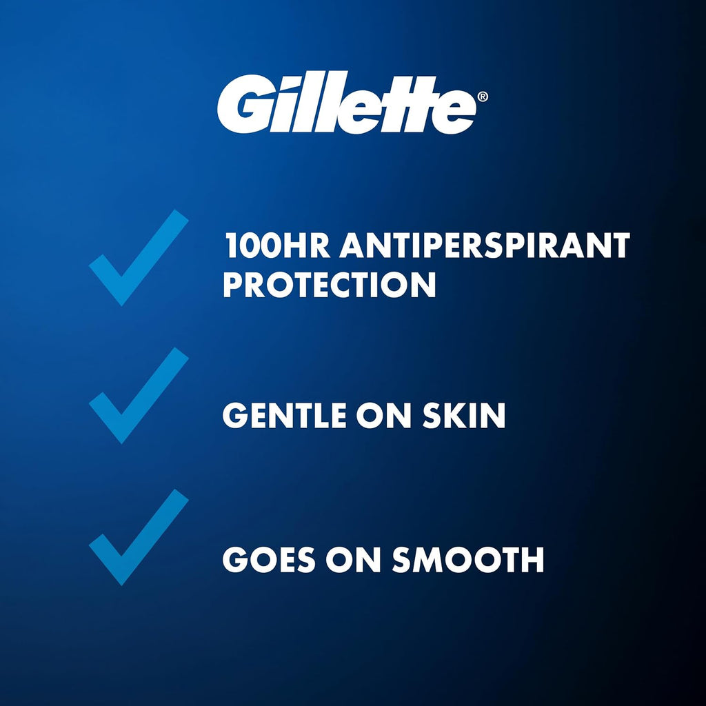 Gillette Antitranspirante clínico y desodorante para hombres, prote...
