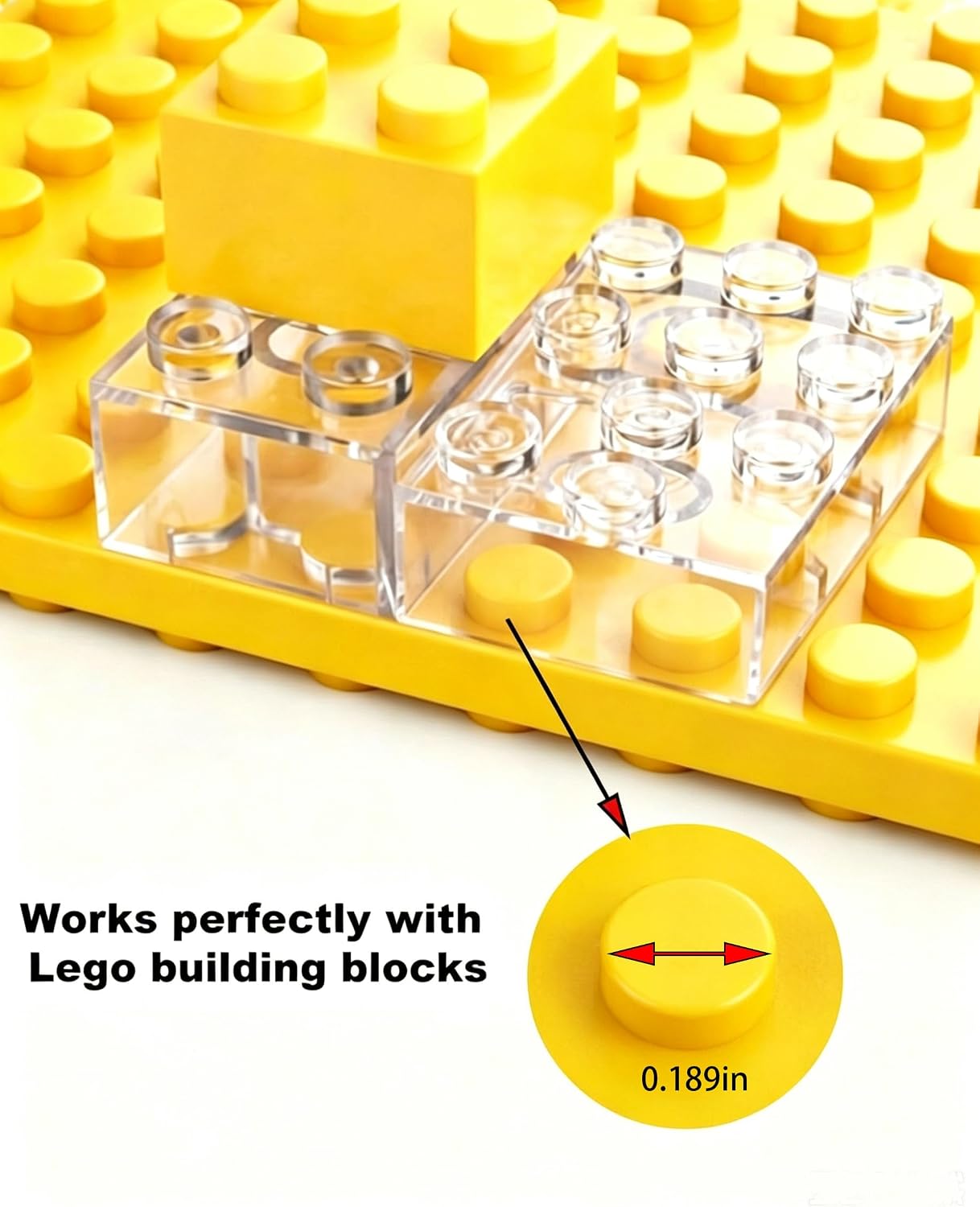 MELHKLL 3 juegos de estantes de exhibición Lego compatibles con lad...