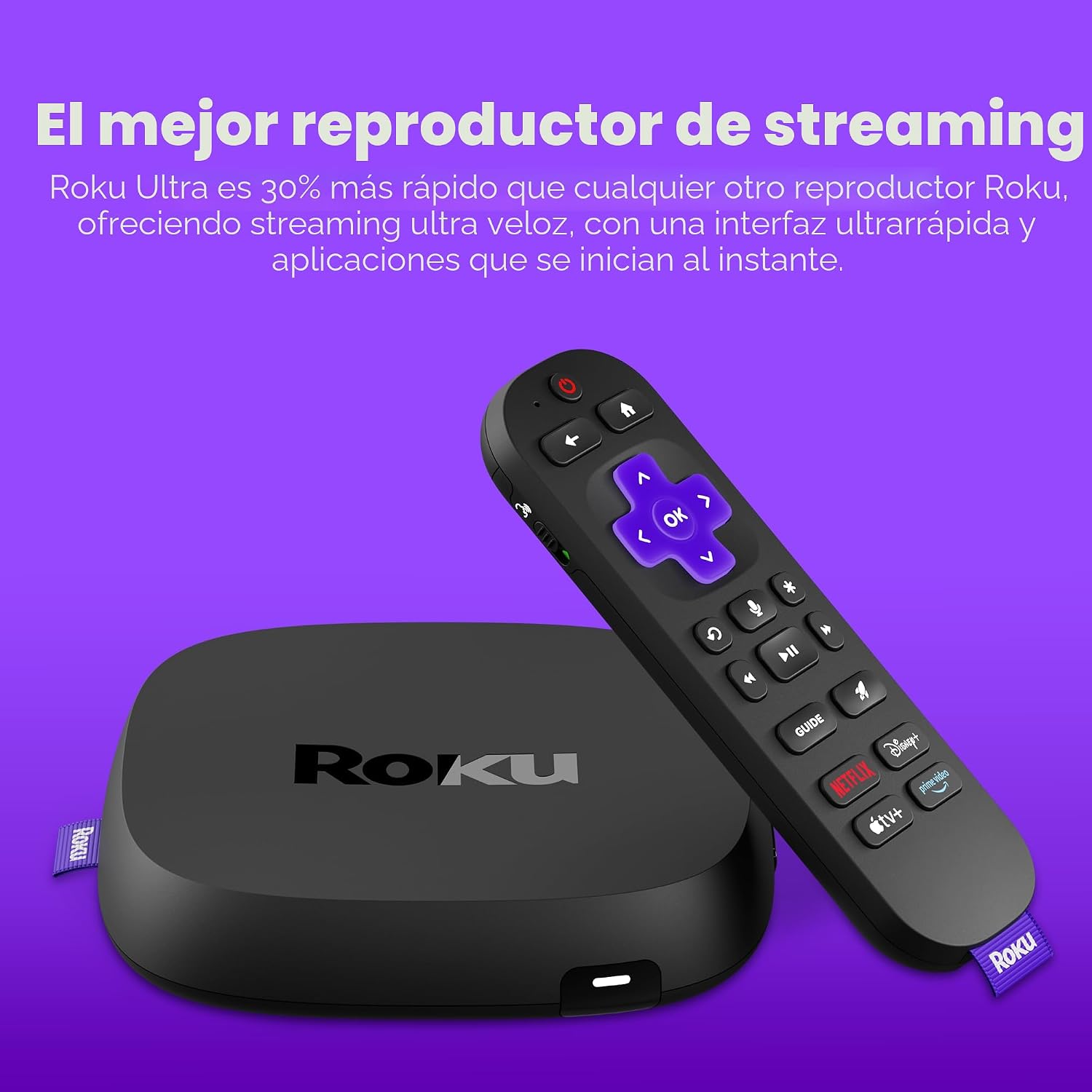Roku Ultra - Reproductor de transmisión definitivo - Dispositivo de...