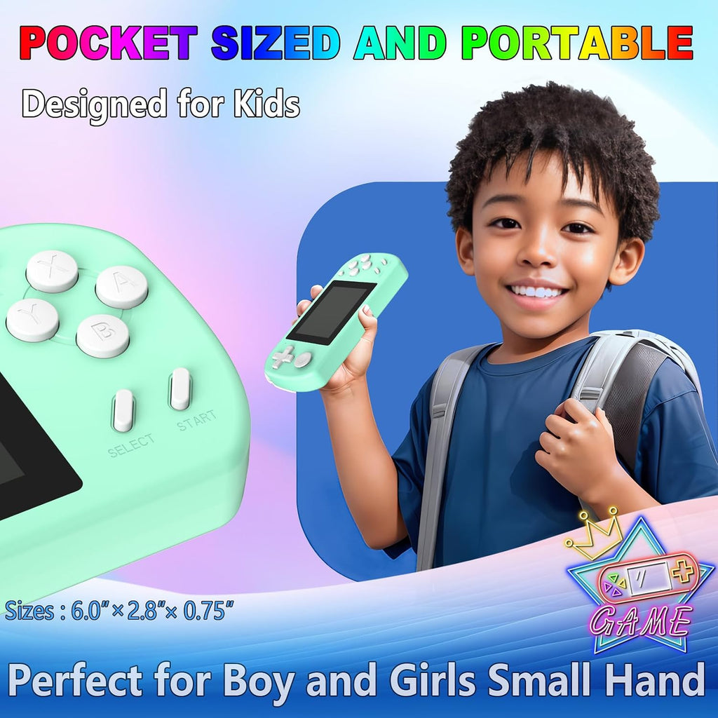 TEBIYOU Juegos de Mano para Niños con 218 Juegos de Video Integrado...