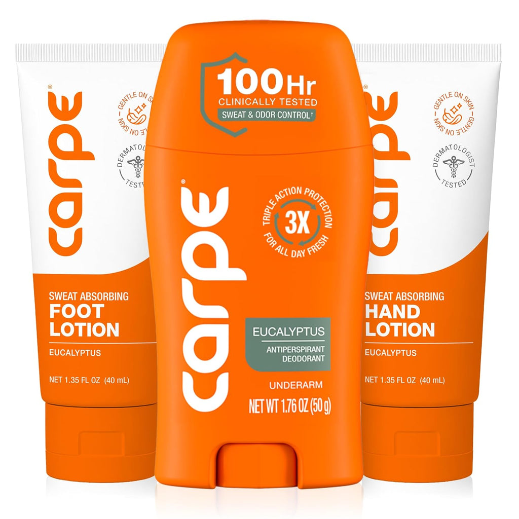 Carpe Head to Toe Bundle - Desodorante antitranspirante para axilas...
