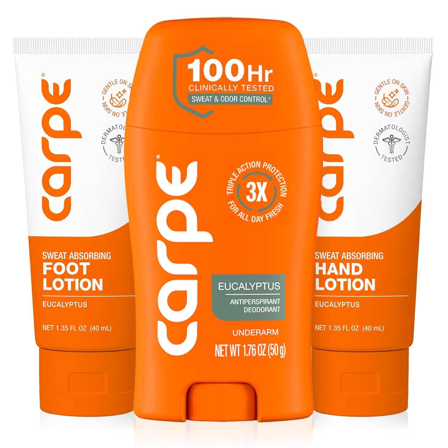 Carpe Head to Toe Bundle - Desodorante antitranspirante para axilas...