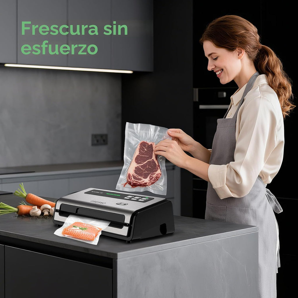FRESKO Sellador al vacío para alimentos con detección automática de...