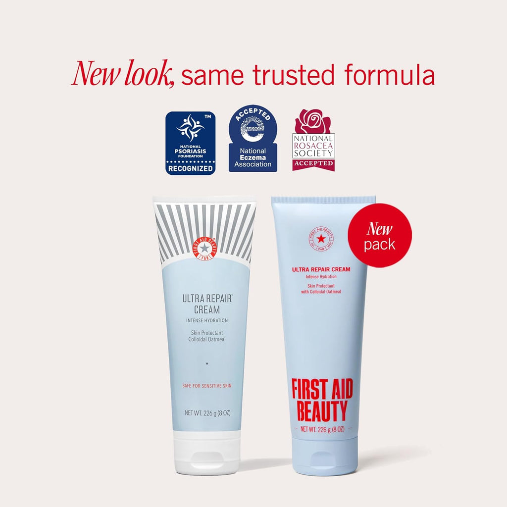 Crema ultra reparadora First Aid Beauty, hidratante facial y corpor...