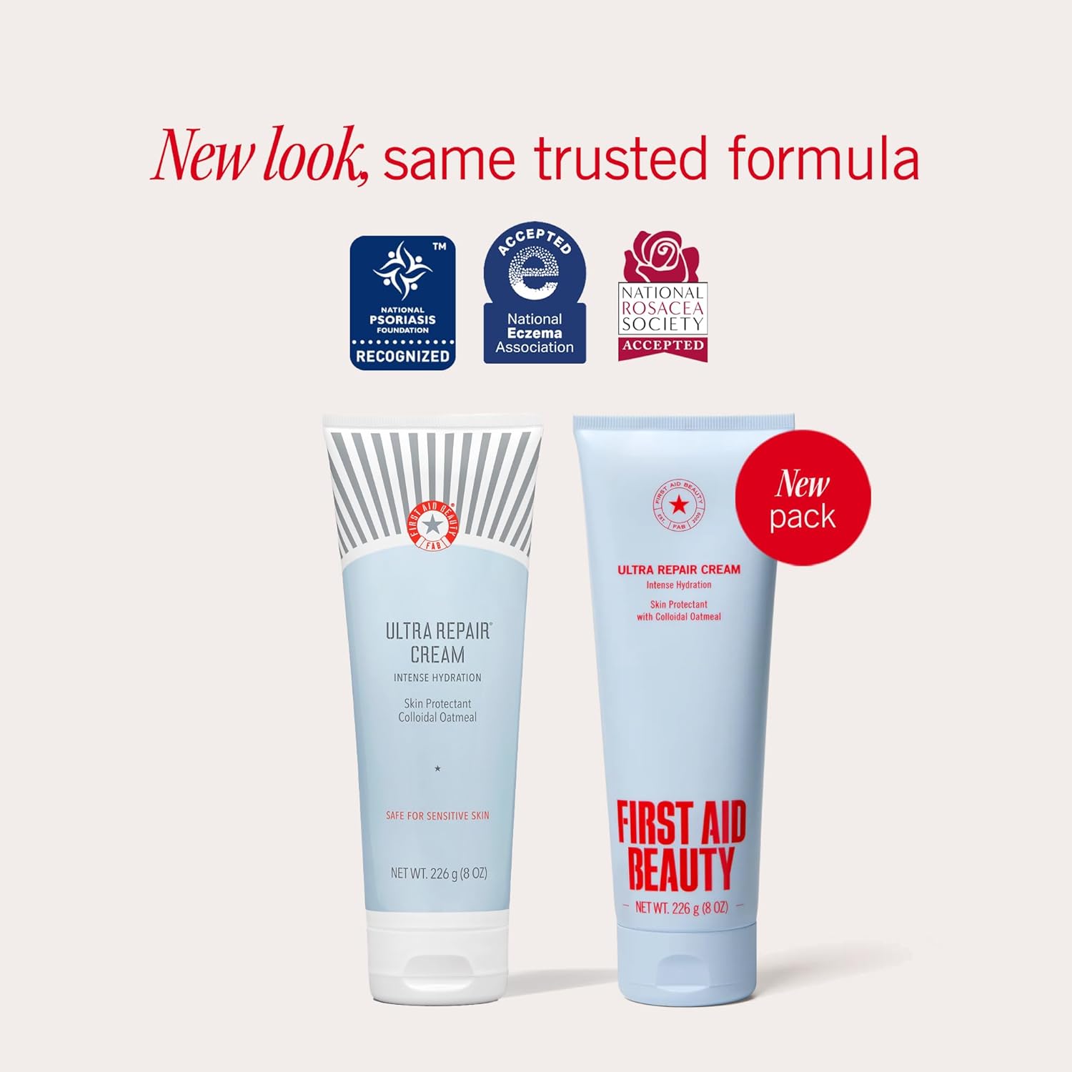 Crema ultra reparadora First Aid Beauty, hidratante facial y corpor...
