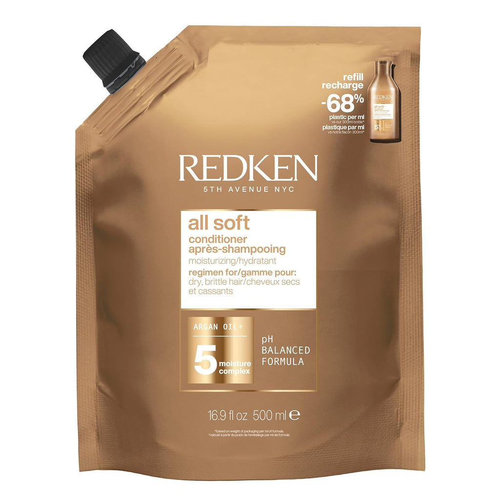 Acondicionador Redken All Soft: hidrata e hidrata el cabello seco y...