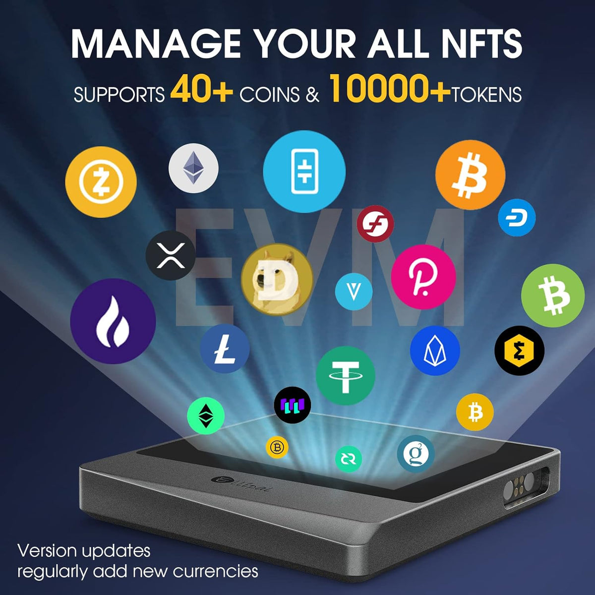 ELLIPAL Cartera criptográfica con espacio de aire, Titan Mini, 1000...
