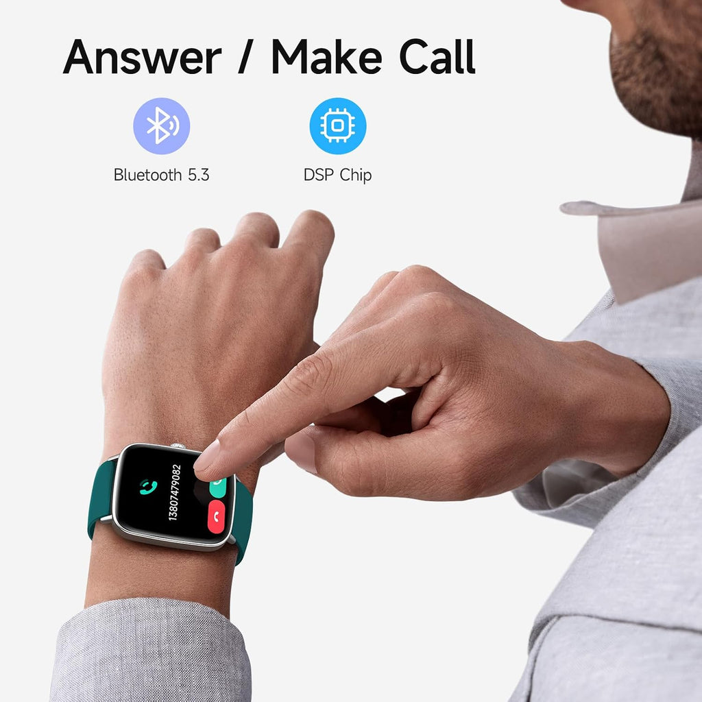 Reloj inteligente para hombres y mujeres, 1.85" HD, reloj intel...