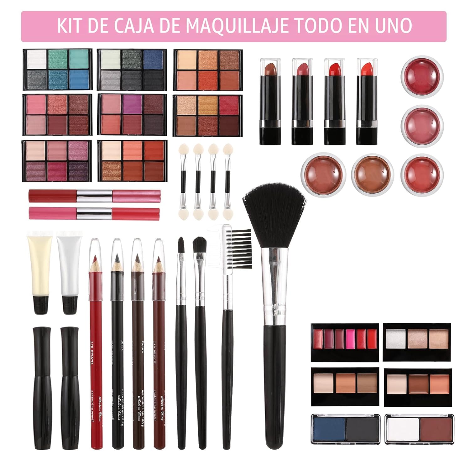 Hegafoo Kit de maquillaje todo en uno para adolescentes, kit de maq...
