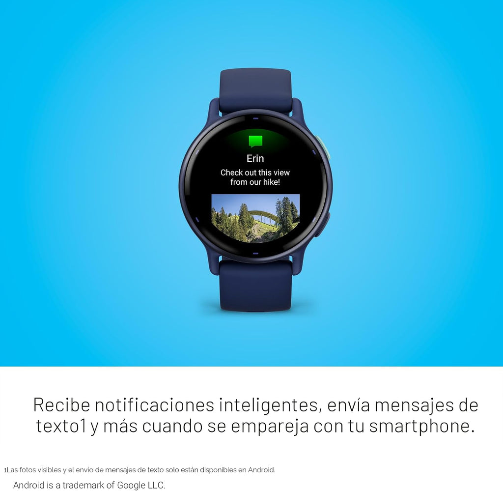 Garmin vívoactive 5, reloj inteligente GPS de salud y fitness, pant...