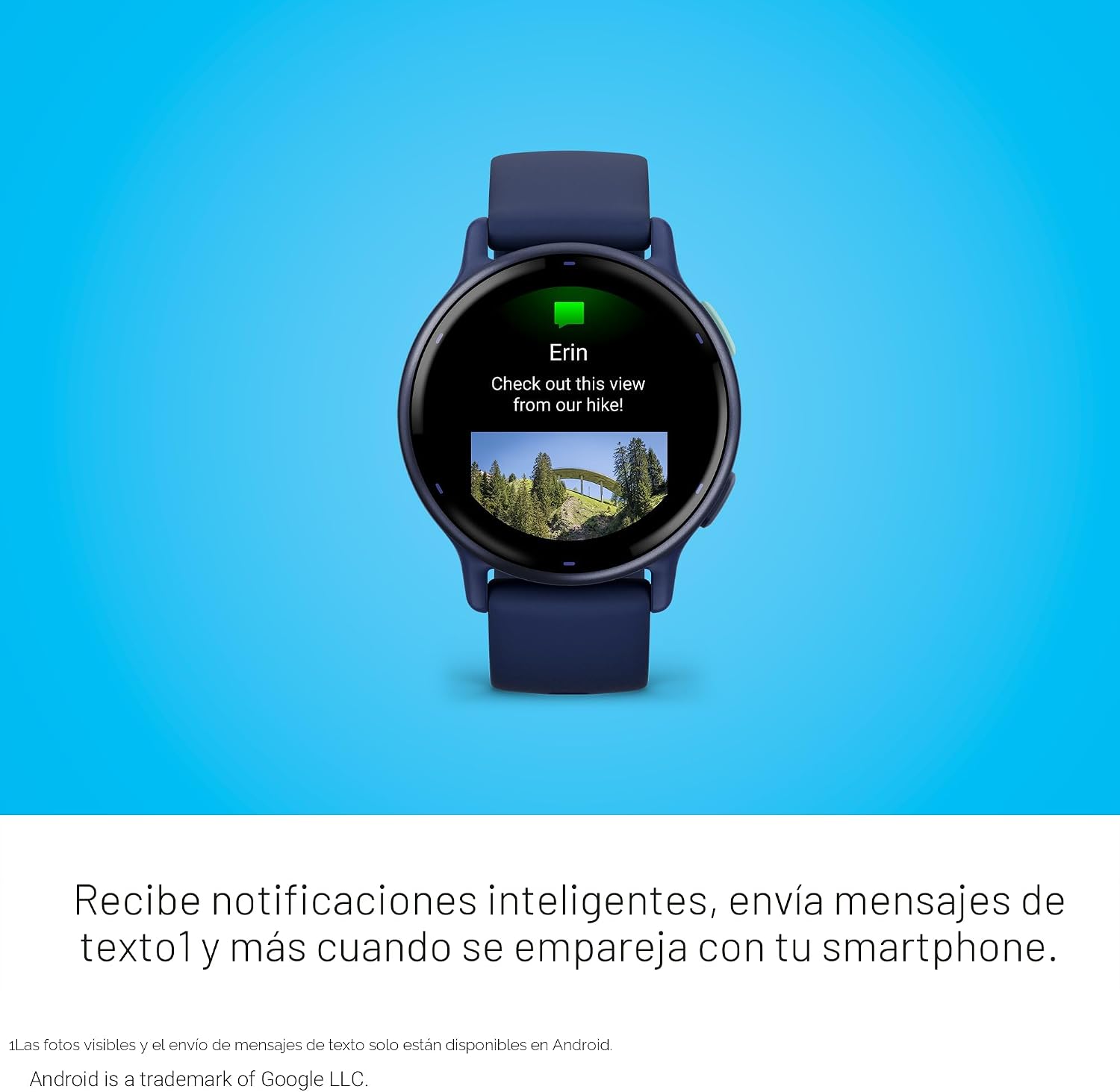 Garmin vívoactive 5, reloj inteligente GPS de salud y fitness, pant...