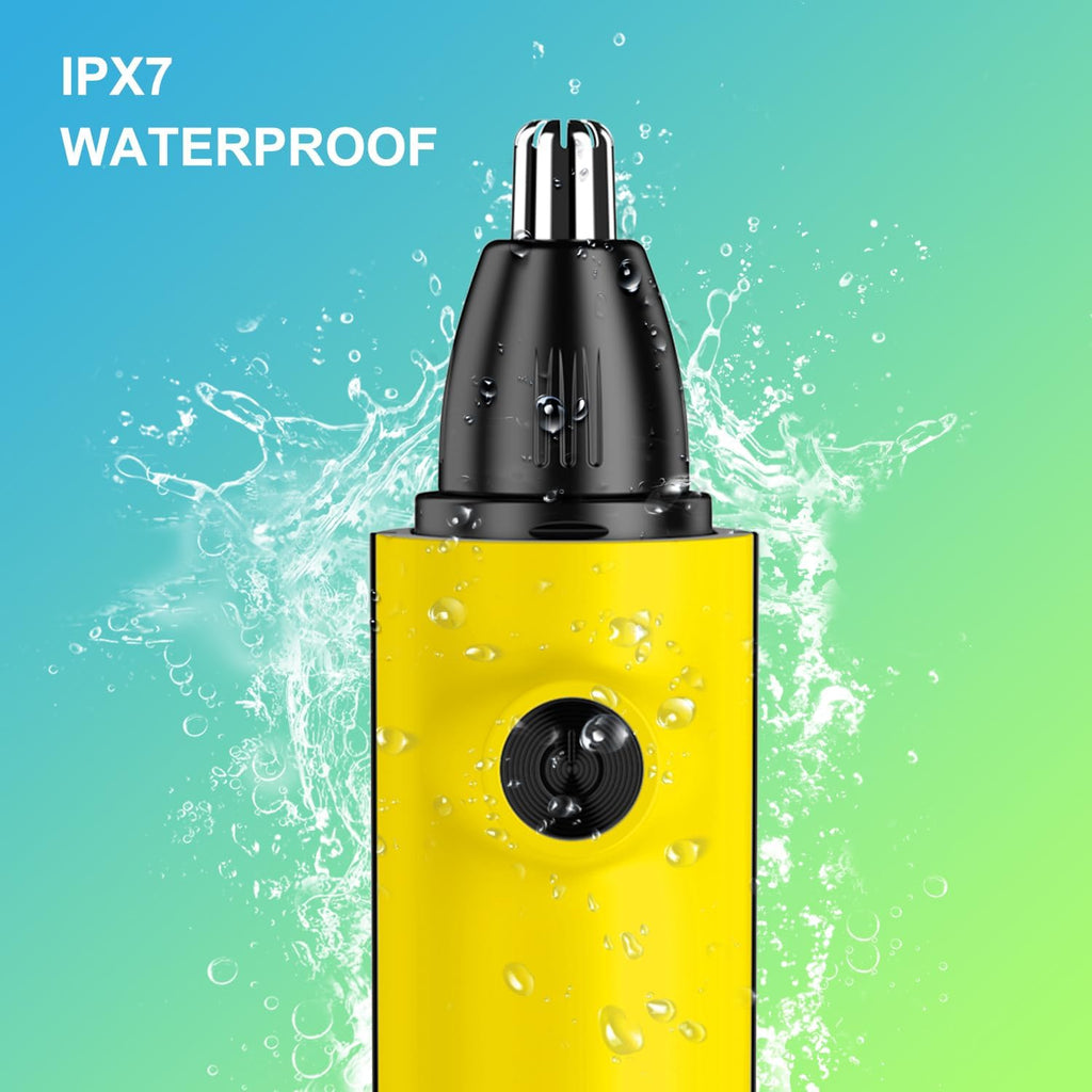 Aiefeya Recortadora de vello de nariz para hombres y mujeres, IPX7...