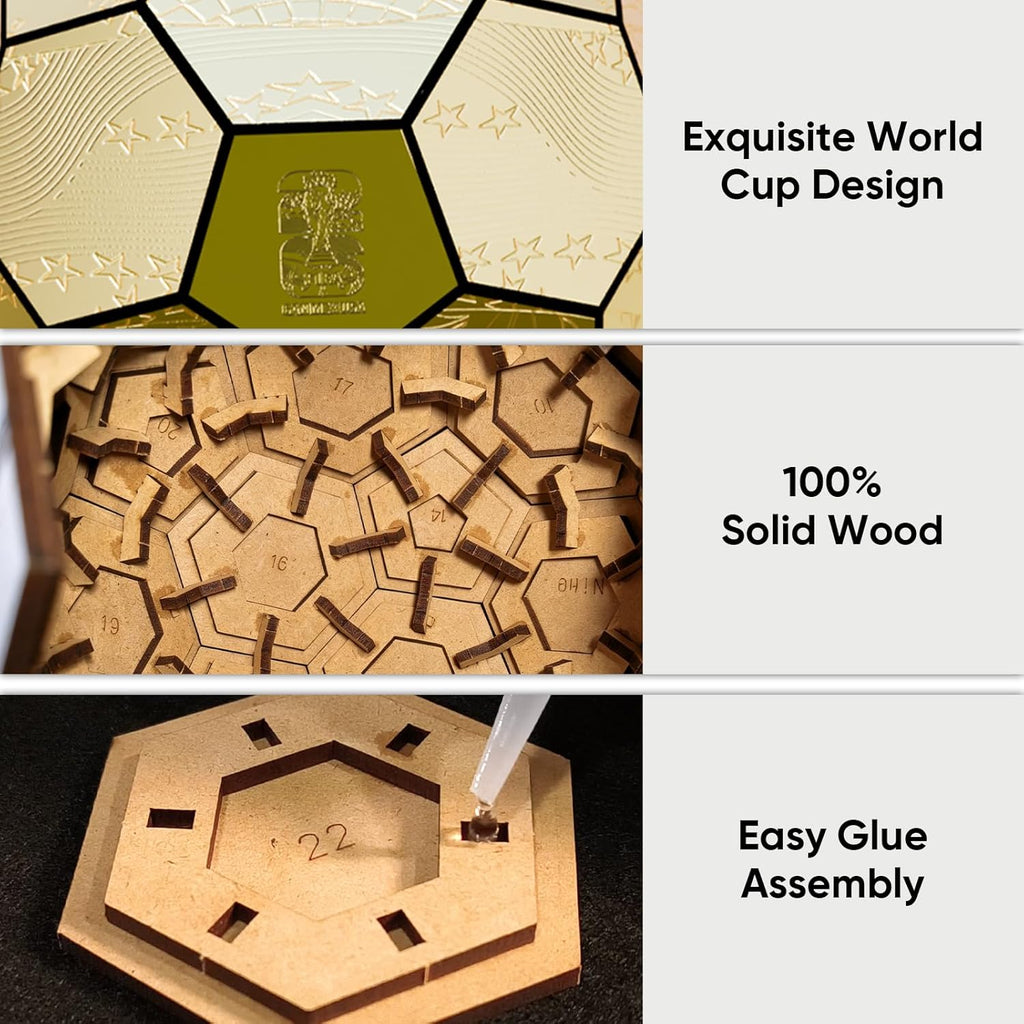 Modelo de trofeo de rompecabezas 3D de la Copa Mundial de la FIFA c...