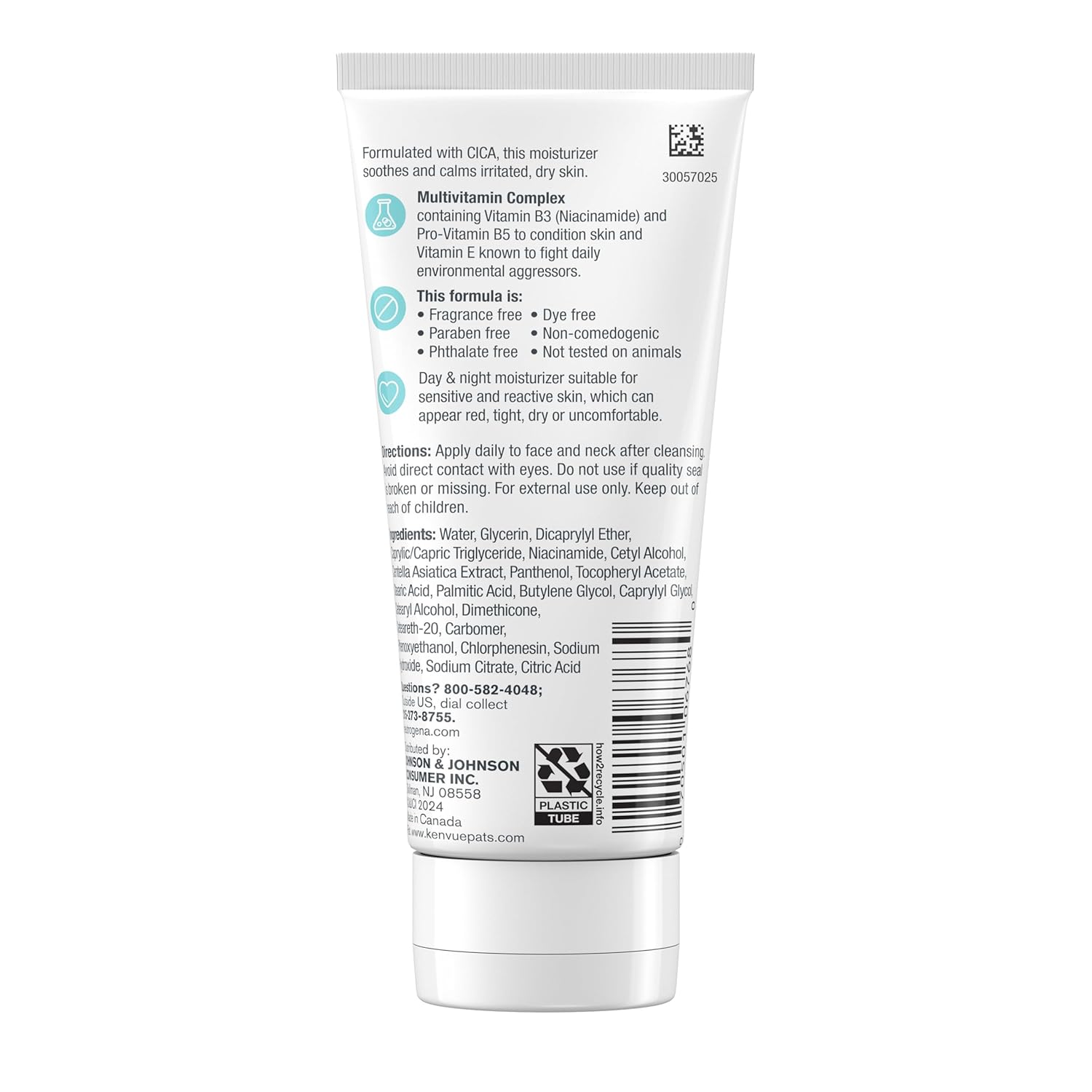 Neutrogena Hidratante facial diario sin fragancia, hidratante facia...