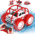 MaxTronic - Auto a control remoto anfibio, juguete de autos RC reca...