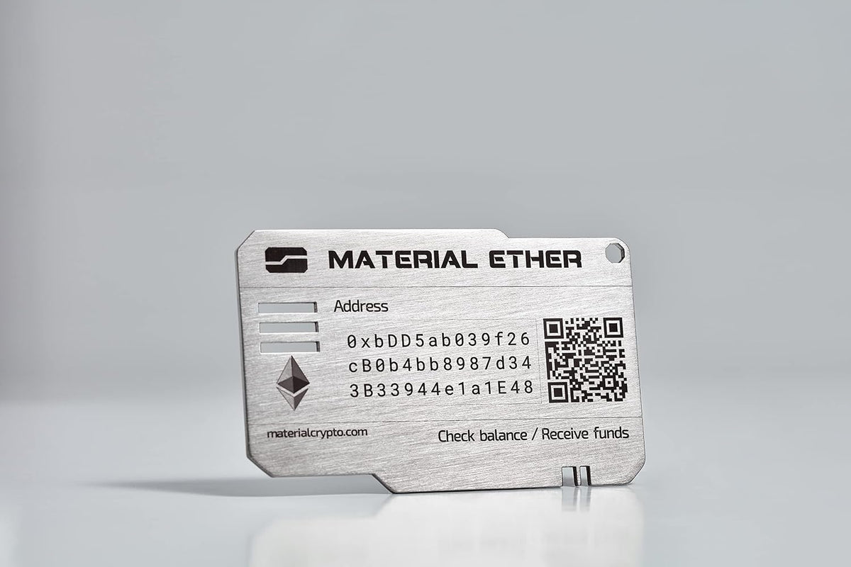 Material Ether \u2013 Cartera física ETH \u2013 Inhackable \u2013 D...