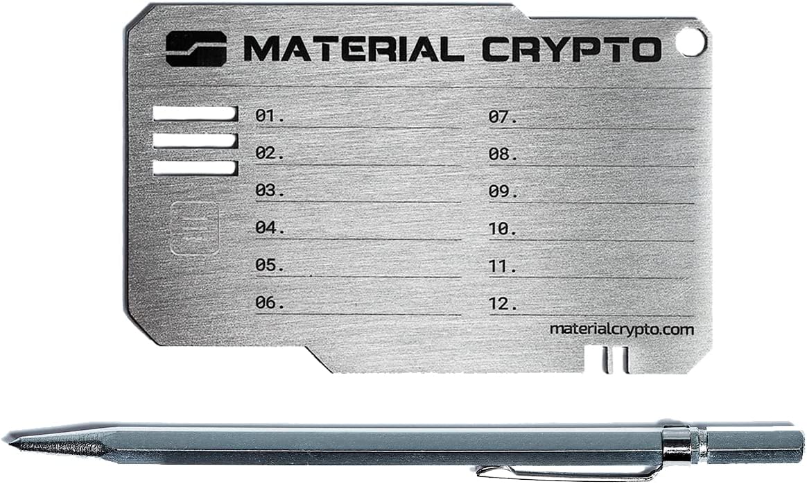 Material Crypto DIY - Almacenamiento de semillas criptográficas | C...