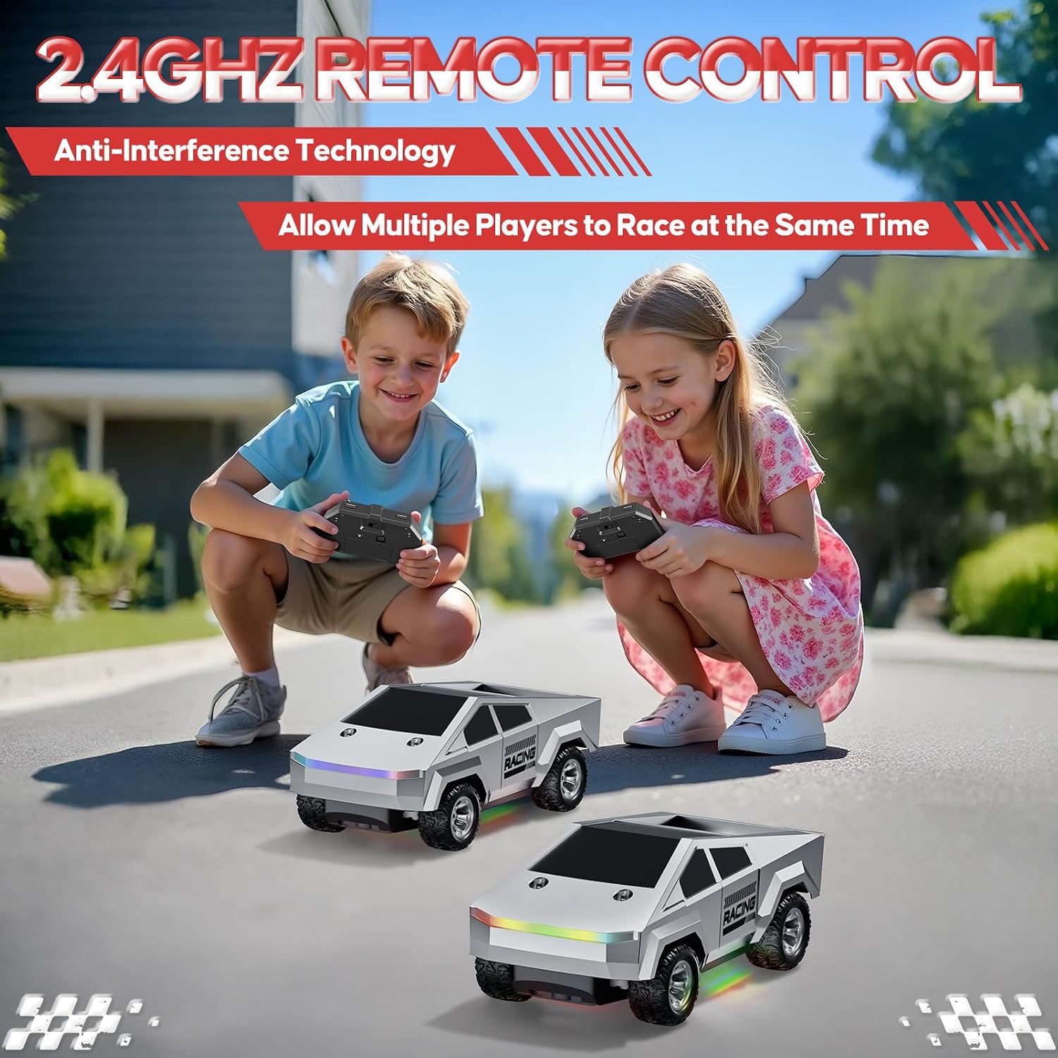 ValueTalks 1:24 Coche RC Juguetes, Camión RC Todo Terreno de Alta V...