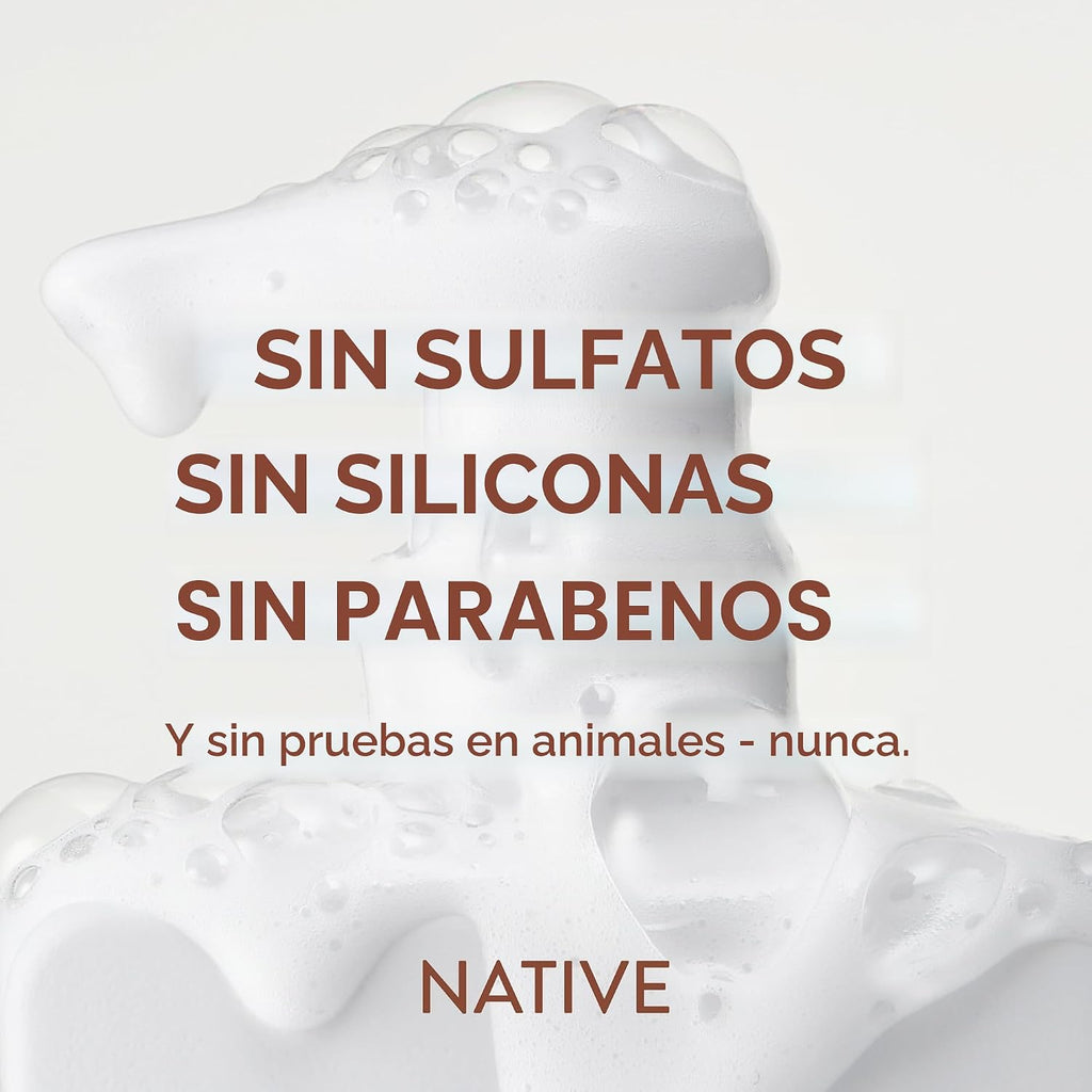 Native Champú y acondicionador de coco y vainilla contienen ingredi...
