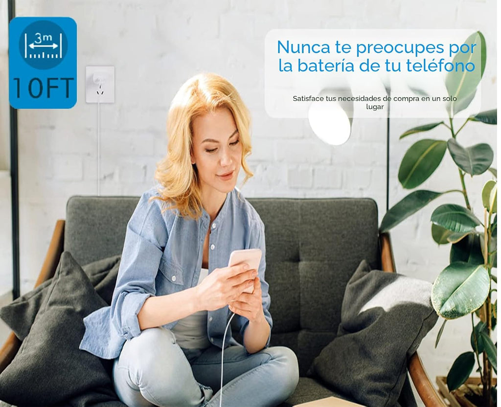 Cargador de carga rápida para iPhone 14, 13, 12, 11 [certificado MF...
