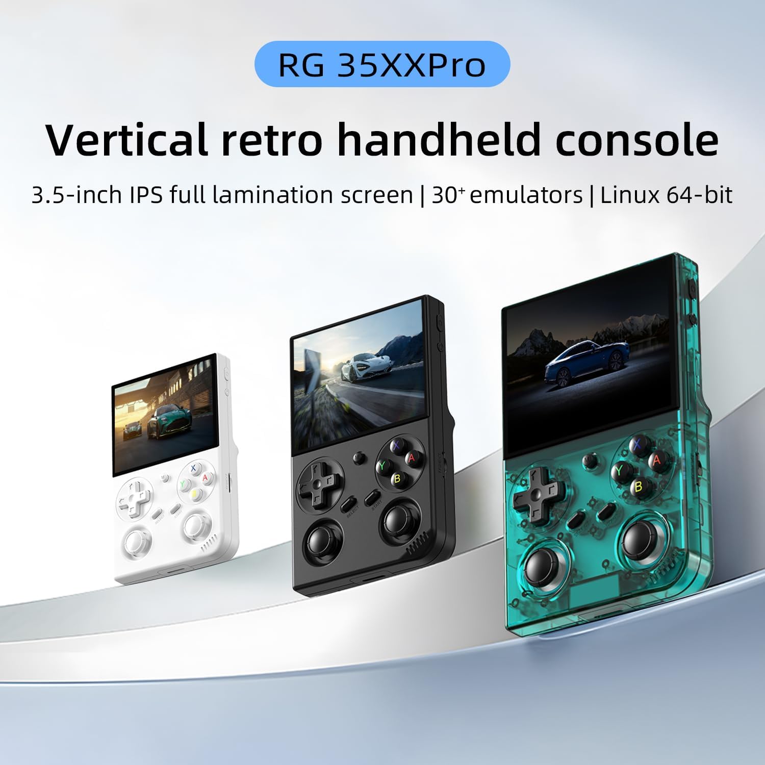 RG35XXPRO - Consola de juegos de mano retro, juego portátil con pan...