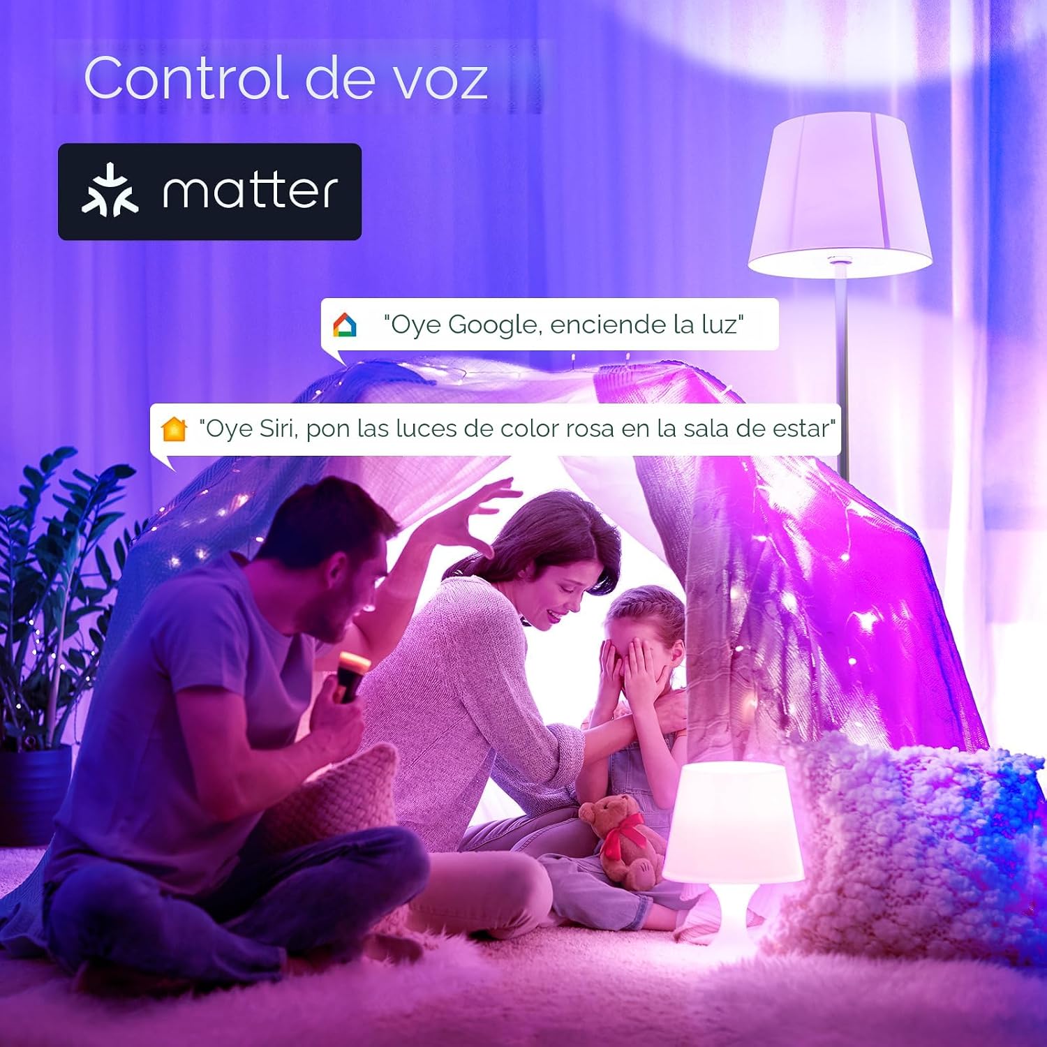 Linkind Matter Bombilla de Luz Inteligente, Bombillas Inteligentes...