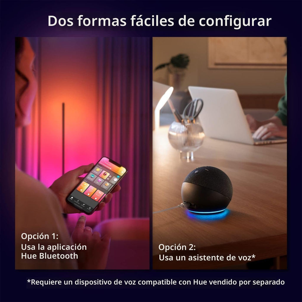 Philips Hue Lámpara de pie Signe Gradient, compatible con Alexa, Ap...